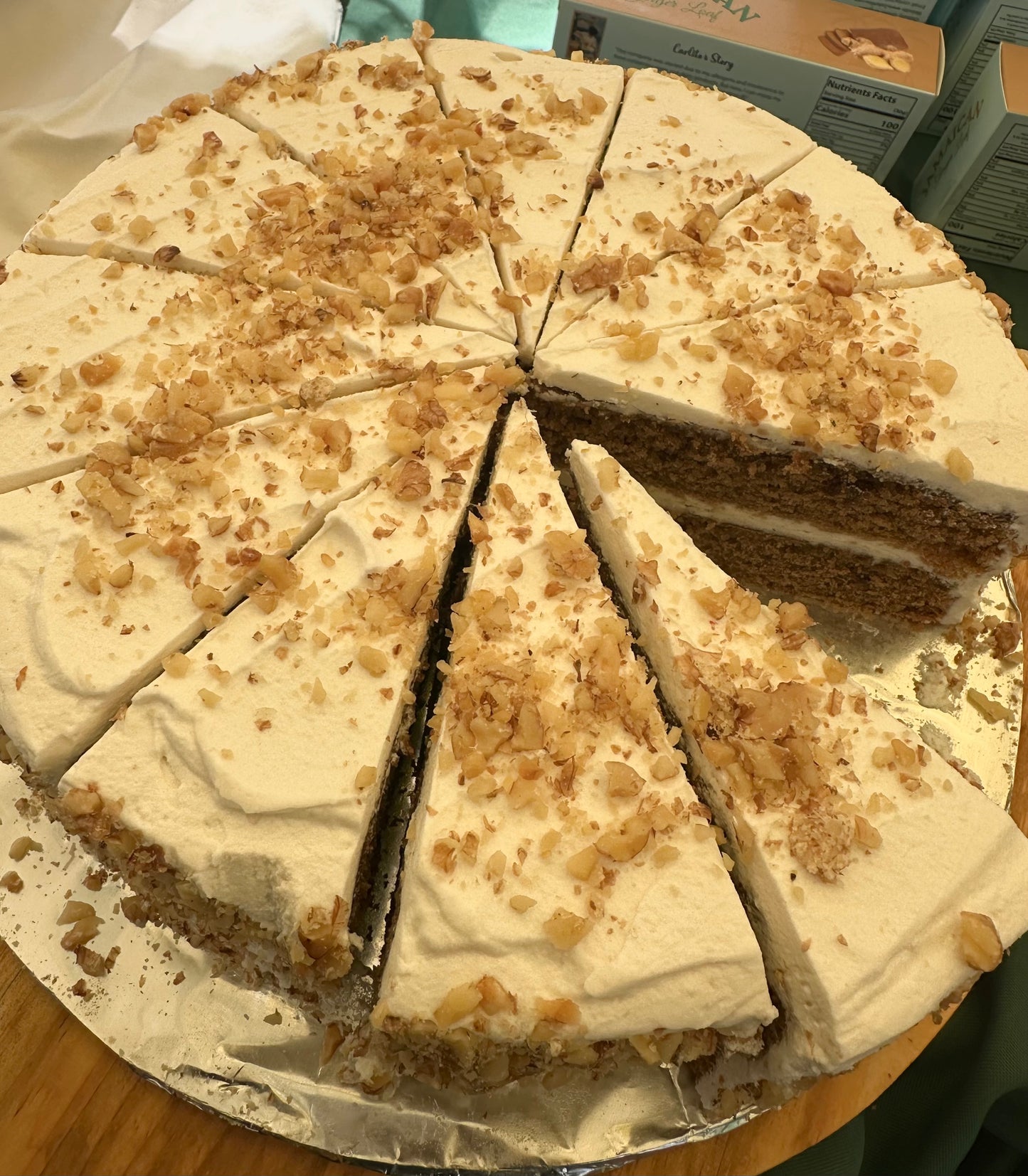 Coffee & Walnut Cake
